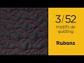 52 motifs de quilting en 2024  les rubans  motif 352