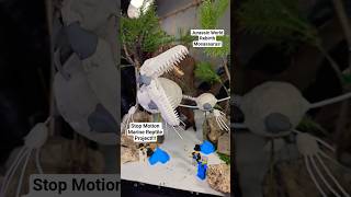 Jurassic World Rebirth Stop Motion - Jurassic World Mosasaurus Clay Dinosaur Project #shorts