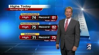 Cold front bringing rain