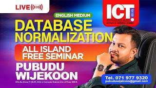 Database Normalization  Free Seminar