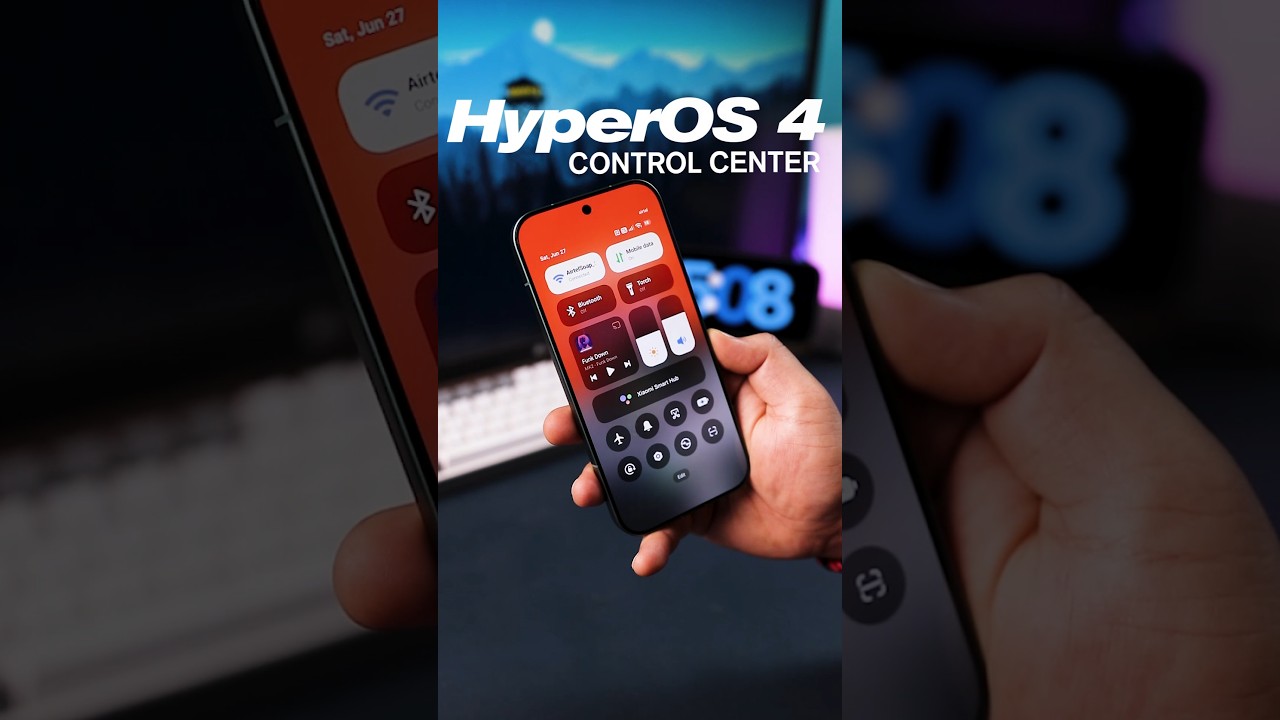 HyperOS 4 Control Centre With ANIMATED Icons
