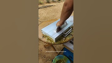 Use Beeswax To Artificially Build The Honeycomb Base Via A Pressing Tool Device !