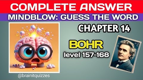 Mindblow: Chapter 14 answers, lvl 157-168 answers @brainitquizzes  #mindblown