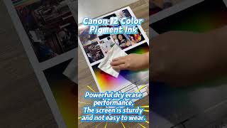 Waterproof & Scratch Resistant 12-Color Pigment Ink #inkjetprinter #pigmentink #ink #printingink