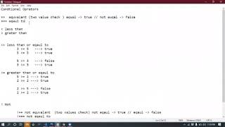 JavaScript IF and Else statement and Conditional operators part 3 Lecture 2 (16/05/2020)