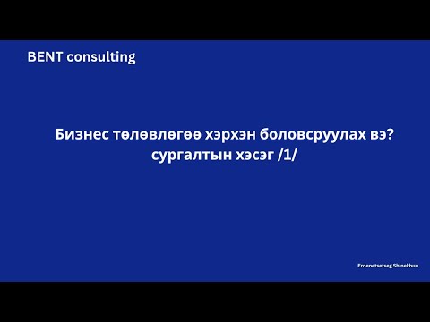 Видео: Ажиллах хүчний төлөвлөгөө хэрхэн боловсруулах