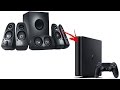 How to connect 5.1 PC speakers to PS4