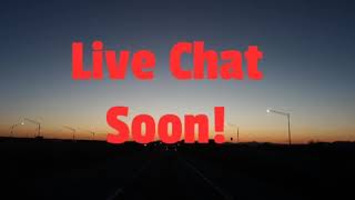 Live chat in 10 minutes! 6:15 PST/8:15 CST
