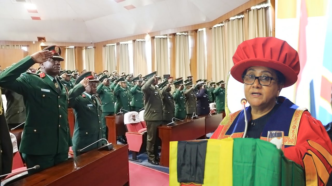 Dkt. Stergomena Tax Afunga Mafunzo ya  Ukamanda na Unadhimu, Ulinzi na Usalama