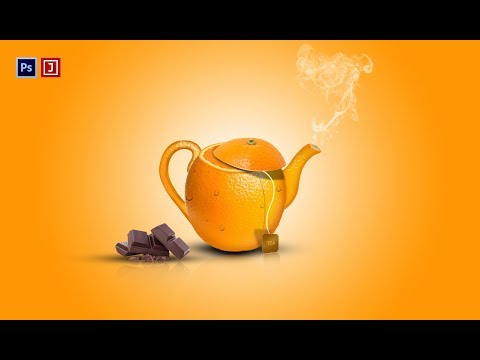Photoshop Creative art Orange kettles manipulation | Speed Art | by Ju Joy Design Bangla