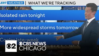 Heat, more widespread storms in Chicago on Tuesday