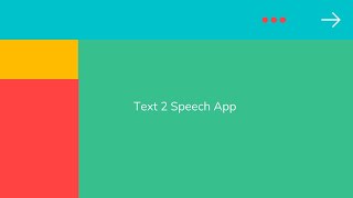 App Text 2 Speech using MIT APP INVENTOR screenshot 2