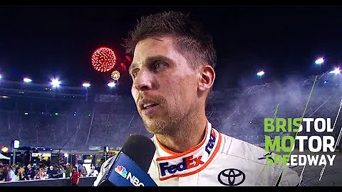 Hamlin praises DiBenedetto after Bristol win