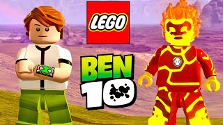 LEGO BEN 10 ALIEN DE FOGO CHAMA HEATBLAST MOD