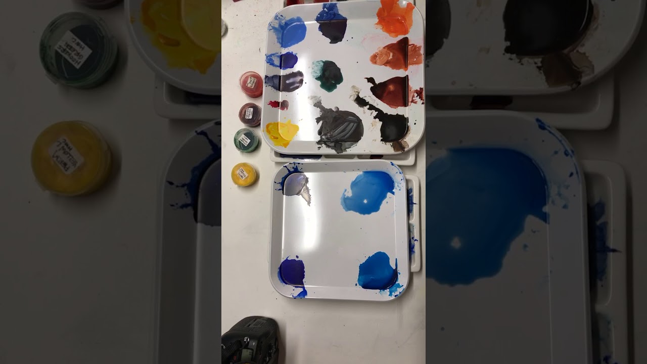 Watercolor Palettes and Paint Cups YouTube