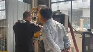 Angem | Optima Diamond Tools India Visiting for Rotary Coating Machine Trial & Acceptance