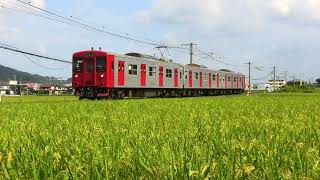 103系1500番台 本カラE18編成 ワンマン唐津行 加布里～一貴山通過【4K】