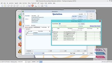 4 1 Sales Quotation in SQL Accounting System