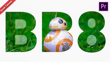 How to place a Video inside Text | Premiere Pro CC Tutorial ( Sinhala )