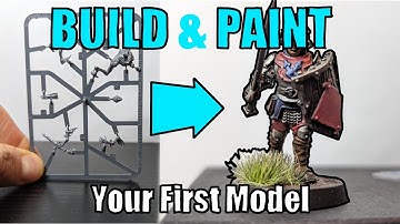 How to BUILD and PAINT your FIRST MINIATURE | Warhammer Hobby for Beginners