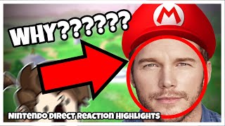 CHRIS PRATT IS MARIO | Nintendo Direct 9-23-21 REACTION HIGHLIGHTS