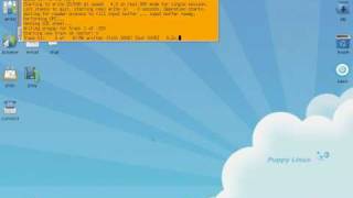 Burning an iso in puppy linux 4.3.1...easy as shelling pea's....