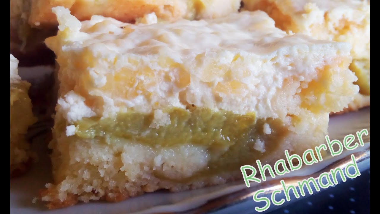 Rhabarber Schmand Kuchen - YouTube