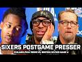 Nick Nurse, Tyrese Maxey REACT To Disastrous Game 4 Loss Vs. Celtics | Sixers Presser