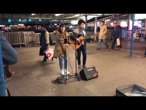 Joycine Ho《If I Ain't Got You》@尖沙咀碼頭busking 2018/01/14