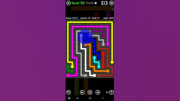 How To Solve Flow Free Rectangle Pack Level 98 11x13 Board Walk Through Solution Walkthrough