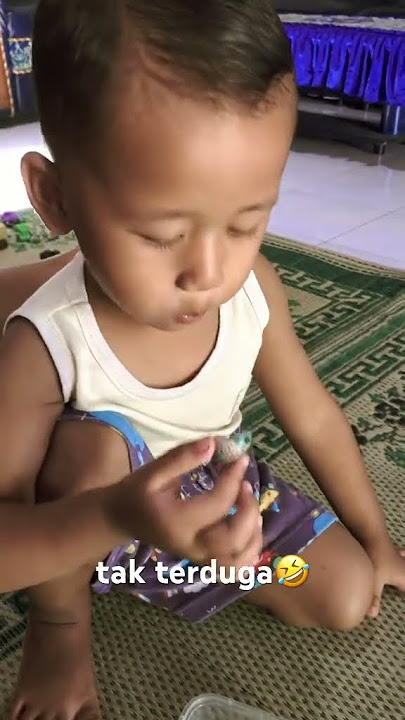Momen Bocah Digigit Kepiting #lucu #viral #shortvideo
