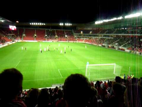 Slavia Prague songs Vs. Lille 1/10/09 (no'4)