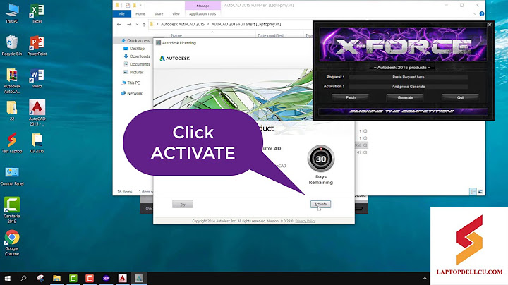 Hướng dẫn crack cad 2015