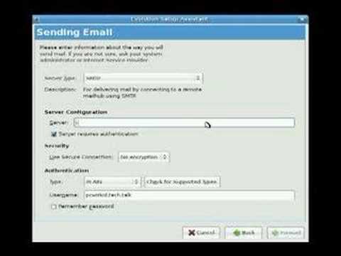 Ubuntu - Setup Evolution Mail