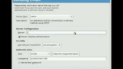 Ubuntu - Setup Evolution Mail