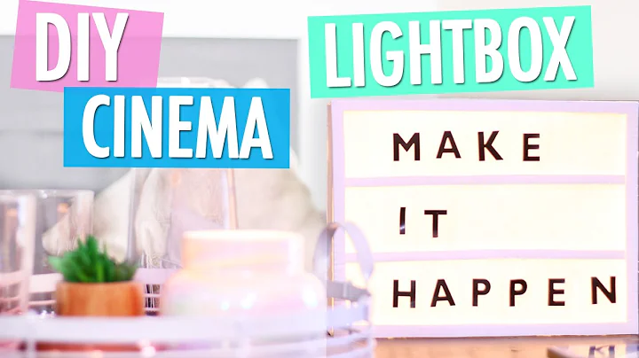 Easy & Cheap DIY Cinema Light Box