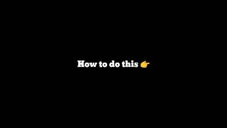 How to do the shining effect on KineMaster