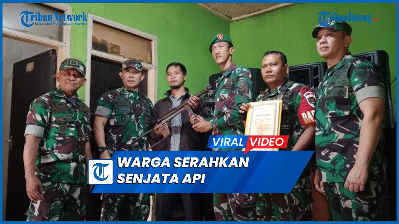 Viral Warga Serahkan Senjata Api Legendaris ke TNI Ditemukan dari Wasiat Mendiang Ayah