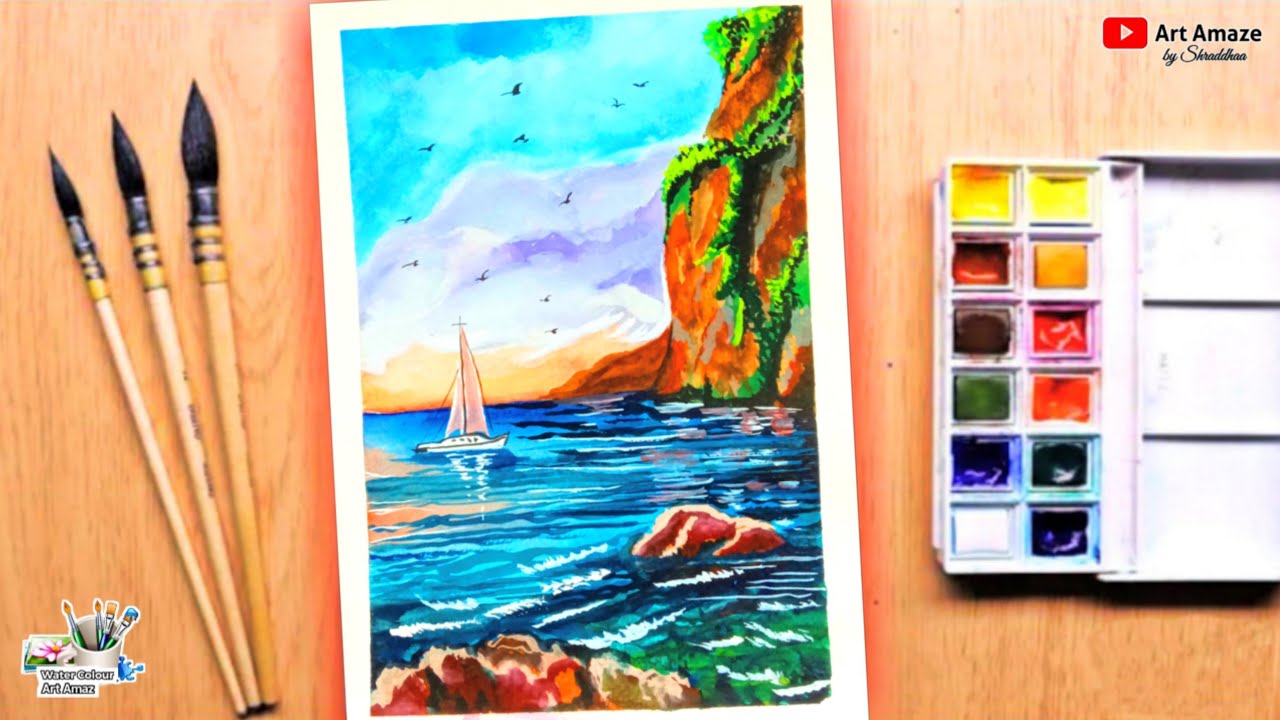How To Paint With Watercolor (for kids) 