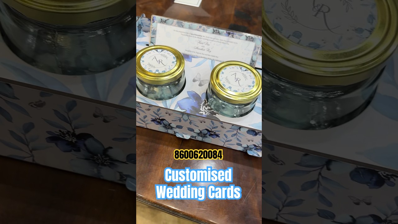 Custom Wedding Cards 🎀 | Unique  cards | Luxury wedding invites | Unboxing 