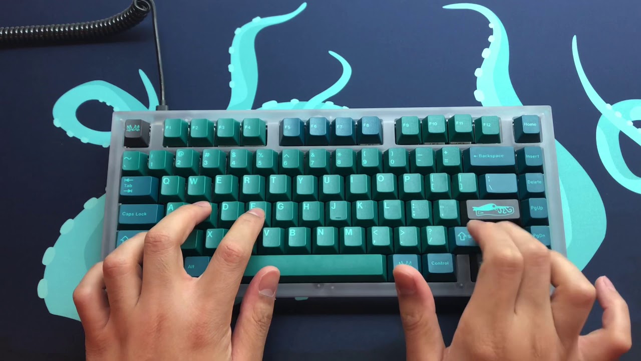 Obliterated75 | Gateron Milky Black Switches | FR4 Plate | GMK Nautilus Nightmares - Sound Test