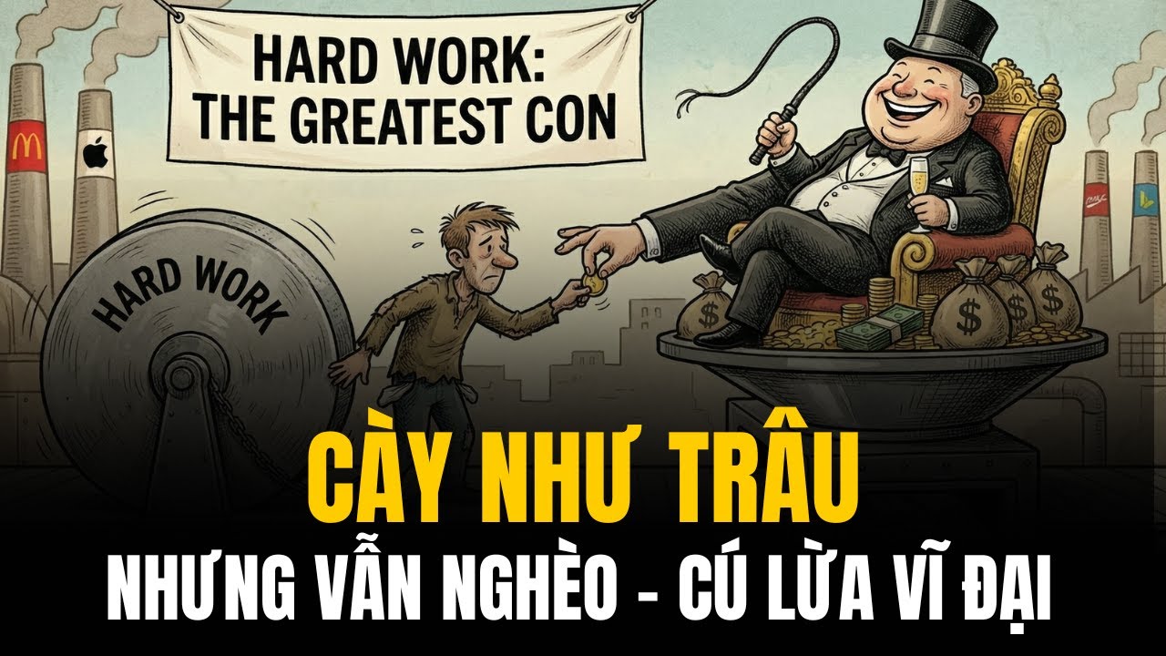 Sự Thật Về LÀM VIỆC CHĂM CHỈ: Cú Lừa Vĩ Đại Nhất Của GIỚI SIÊU GIÀU Dành Cho GIAI CẤP NÔ LỆ