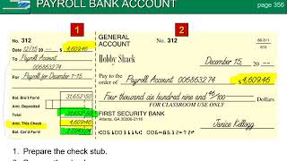 Payroll Lesson 12.4 - Writing Payroll Checks