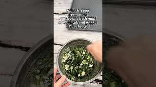 One slice is never enough.Spinach Pie (Burek)