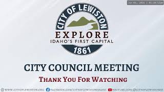 Lewiston City Council Work Session - 6/1/2026