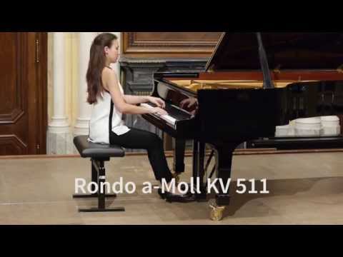 W A Mozart Rondo In A Minor KV 511 Aliya Akbergenova
