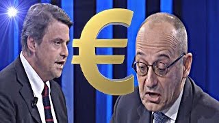 Calenda umilia il salviniano Bagnai : non vuoi più uscire dall' € ora che hai la poltrona , eh ?
