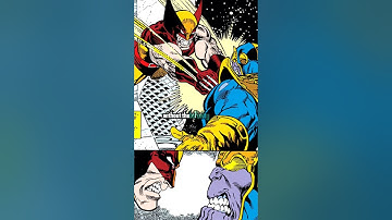 Wolverine Has Injured Thanos but never defeated him😯 #shorts #marvel #wolverine #thanos #mcu