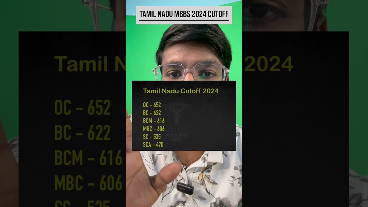 TN mbbs rank list released!! High cutoff 🤯 