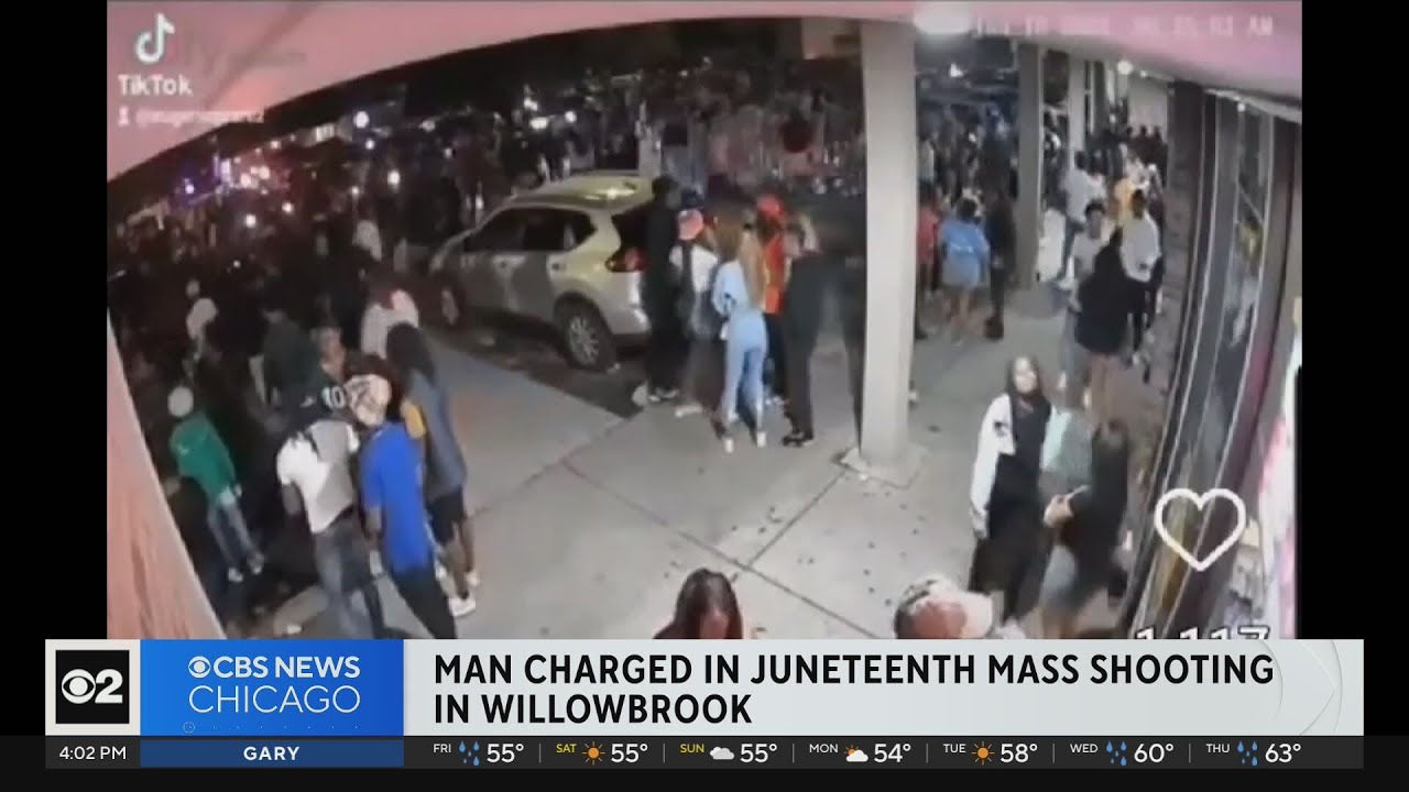 Man charged in mass shooting at Chicago area Juneteenth celebration